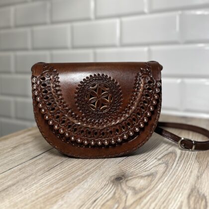 Torebka skórzana damska Łódeczka mała