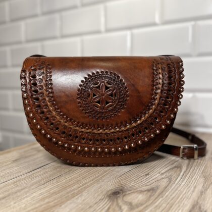 Torebka skórzana damska Łódeczka