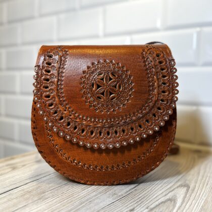 Torebka skórzana damska Podkówka