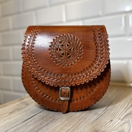 Torebka skórzana damska Podkówka